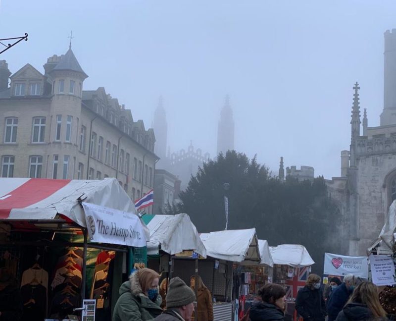 Cambridge Market in December