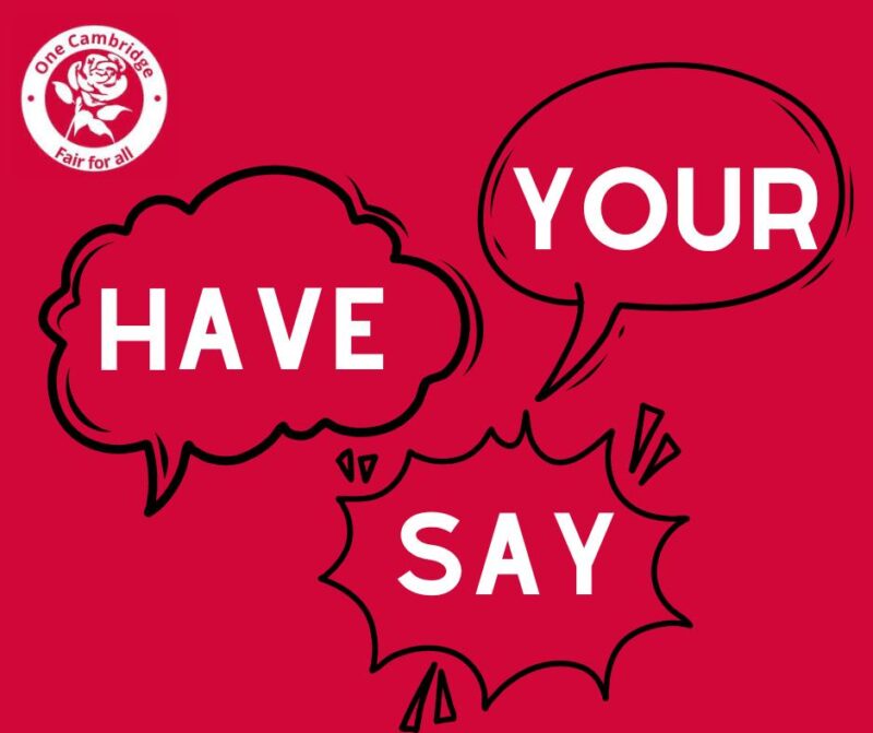 Cambridge Labour urge residents to have their say on city access scheme