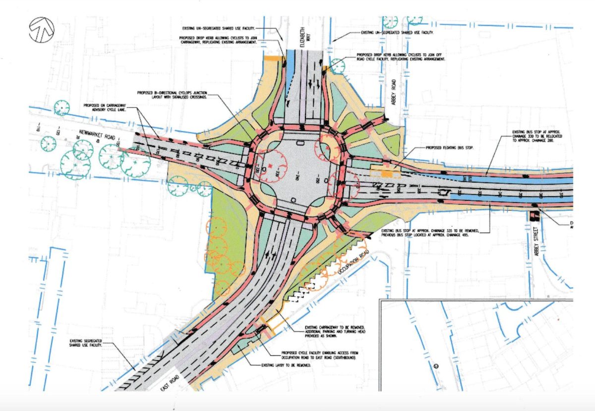Design for the East Rd roundabout