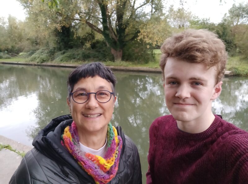 Cllr Katie Thornburrow and Sam Carling