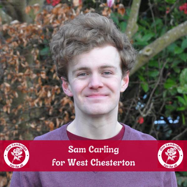 Sam Carling for West Chesterton - City Councillor and Candidate for West Chesterton